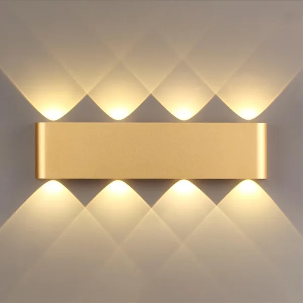 Настенный св-к LED 3000K 8W 220V MAGNUM золотистый/металл ODEON LIGHT — фото 2