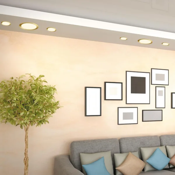 Встр.св/д св-к с перекл.цвет.темп.IP20 LED 3000К/4000К/6000К 20W 220V бронза светлая LANTE NOVOTECH — фото 2