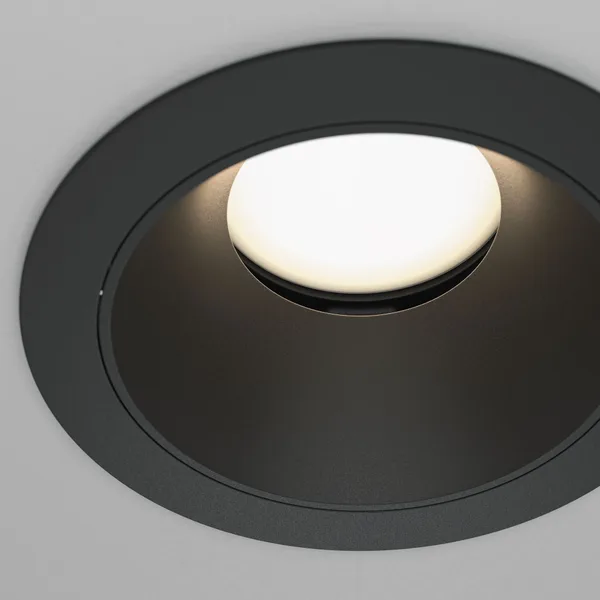 Встраиваемый светильник 1*GU10 10Вт Черный IP20 Downlight DL051-U-1B Technical Maytoni — фото 2
