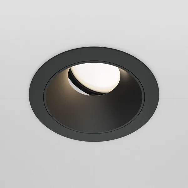 Встраиваемый светильник 1*GU10 10Вт Черный IP20 Downlight DL051-U-1B Technical Maytoni — фото 3