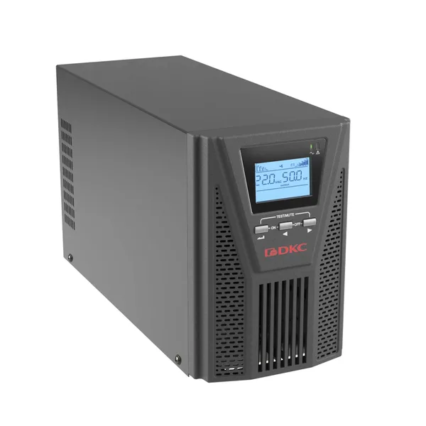 Онлайн ИБП ДКС серии Small Tower, 1000 ВА/900 Вт, клеммы, EPO, USB, RS-232, RJ45, 3 x 7 Ач DKC — фото 2