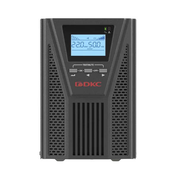 Онлайн ИБП ДКС серии Small Tower, 1000 ВА/900 Вт, клеммы, EPO, USB, RS-232, RJ45, 3 x 7 Ач DKC — фото 3