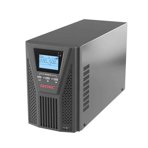 Онлайн ИБП ДКС серии Small Tower, 1000 ВА/900 Вт, клеммы, EPO, USB, RS-232, RJ45, 3 x 7 Ач DKC