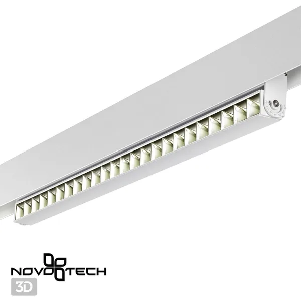 Трековый св-к для низков.шинопровода IP20 LED 4000K 24W 48V FLUM белый E NOVOTECH — фото 3