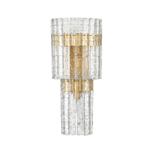 Бра E14 3*40W MERKALE матов.золотой/прозрачный/стекло/ ODEON LIGHT