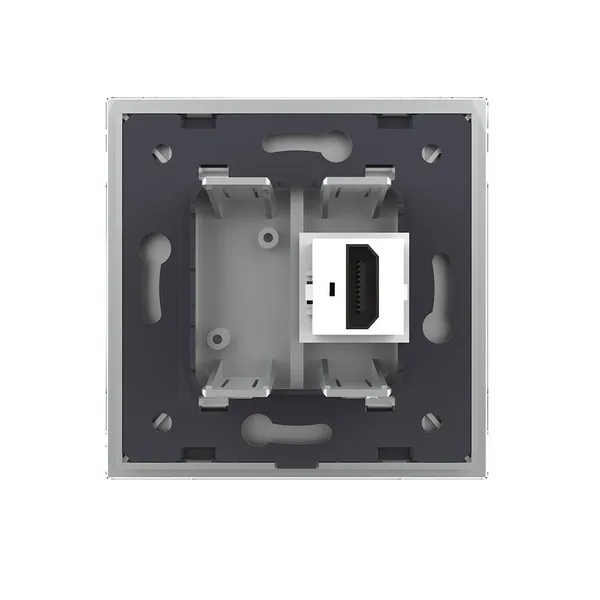 Розетка HDMI Серая Livolo — фото 4
