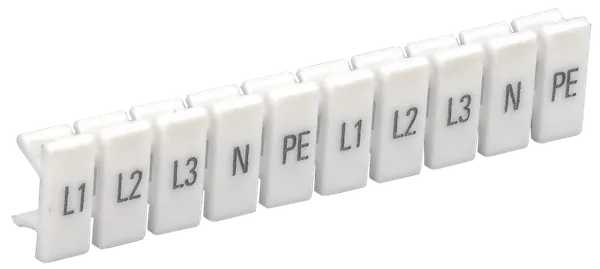 Маркеры для КПИ-1,5мм2 с символами "L1, L2, L3, N, PE" IEK
