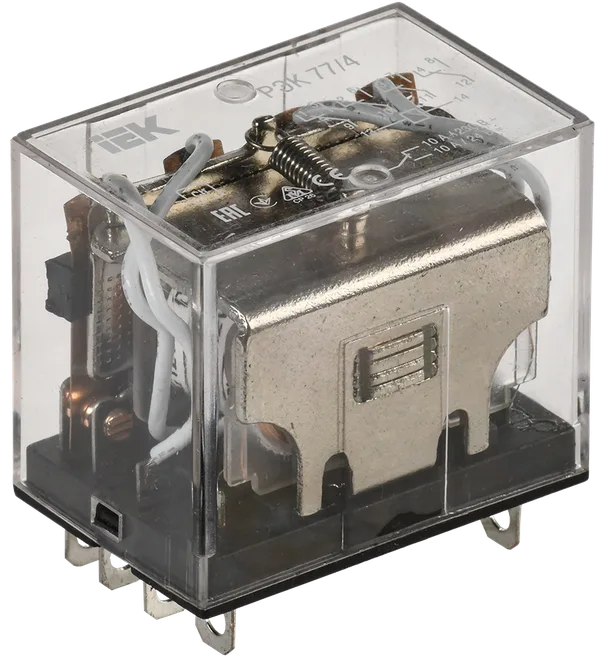 Реле промежуточное РЭК77/4(LY4) 10А 12В DC IEK