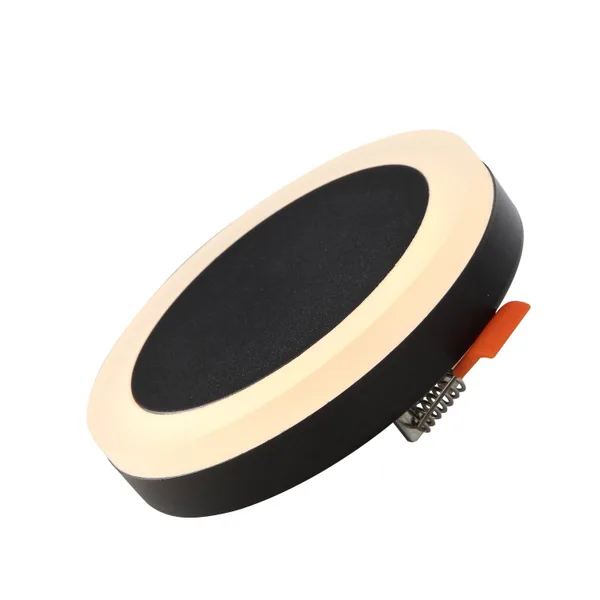 Светильник встраиваемый Черный LED 1*6Вт 3000К 468Lm Ra>80 120° IP20 D110xH20 170-240В ST104.402.06 ST LUCE