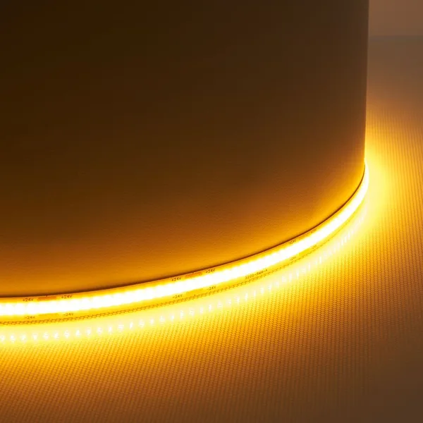 Лента светодиодная 320SMD(2110) 8Вт/м 24V 5000х8х1,8мм IP20, желтый, LS530 FERON — фото 5