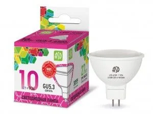 Лампа св/д MR16 10Вт GU5.3 6500К ASD