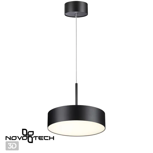 Св-к накл.св/д,длина провода 2м IP20 LED 30W 4000K 2600Лм 100-265V черный PROMETA NOVOTECH — фото 3