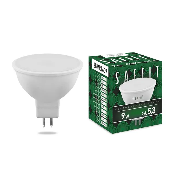 Лампа светодиодная SAFFIT SBMR1609 MR16 GU5.3 9W 4000K Feron