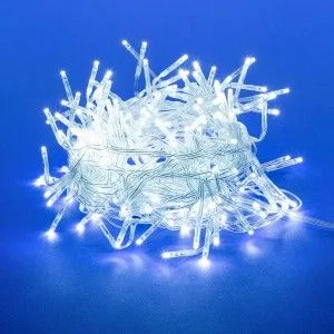 Гирлянда-нить Фейерверк 200LED белый 3м, 8реж. IP20 Uniel