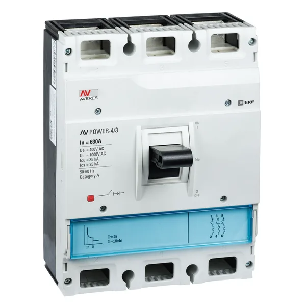 Выключатель автоматический ВА AV POWER-4/3 700А 35кА TR EKF