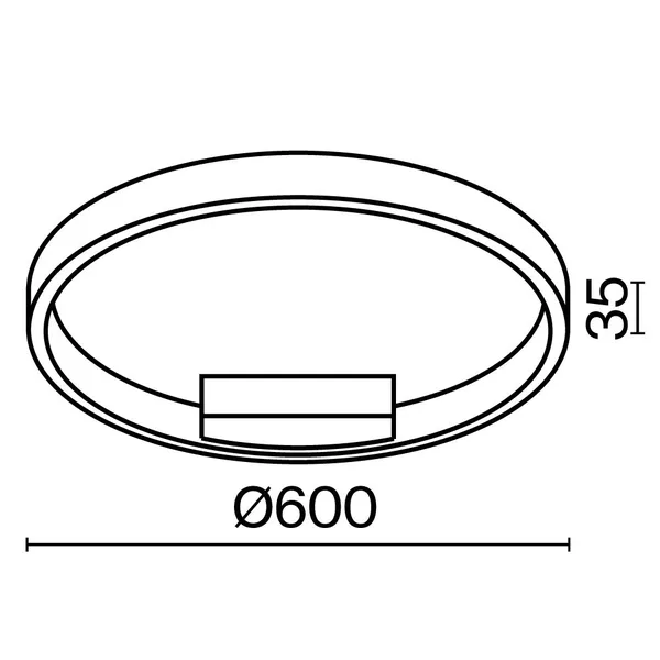 Потолочный светильник LED 35Вт Черный IP20 Rim MOD058CL-L35BK Maytoni — фото 3