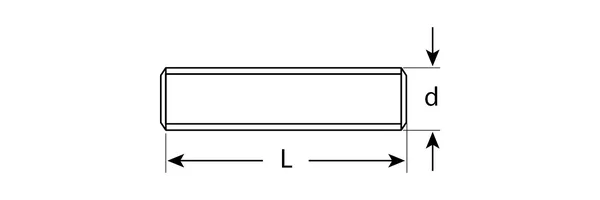 Шпилька резьбовая DIN 975, М14x2000, 1 шт, класс прочности 4.8, оцинкованная, ЗУБР — фото 2