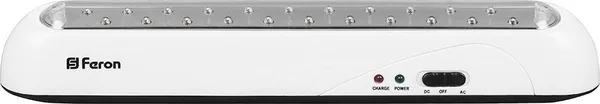 Светильник аккумуляторный, 22 LED AC/DC, белый, EL14 Feron
