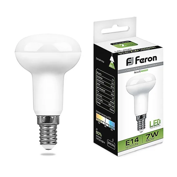 Лампа светодиодная Feron LB-450 E14 7W 4000K — фото 4