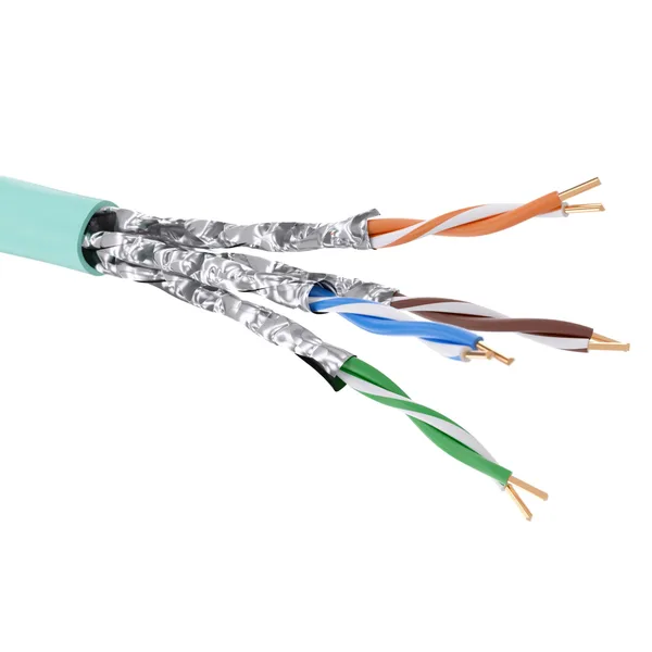 Кабель CAT 6A, U/UTP Application, нг(А)-HF, бухта 500м, аква DKC