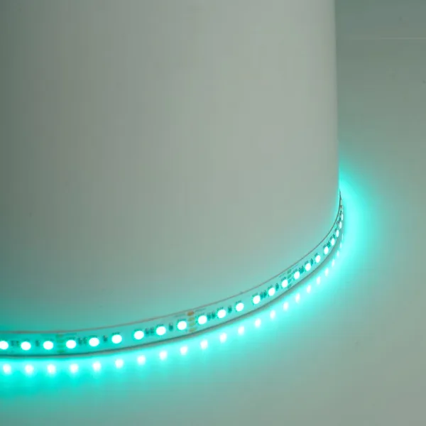 Лента светодиодная 120SMD(5050)/м 11Вт/м 24V 5000*10*1.5мм RGB, LS501 FERON — фото 3