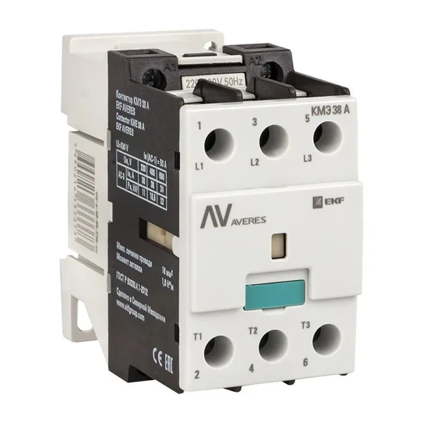 Контактор КМЭ 38А 400В АС AVERES EKF