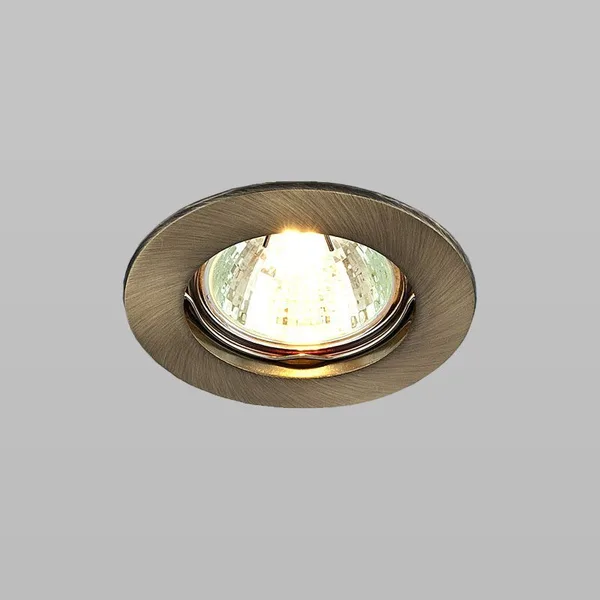 Точечный светильник 1*G5.3 бронза IP20 (a030071) Elektrostandard
