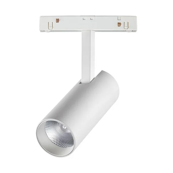 Трековый св-к для низков.шинопровода IP20 LED 4000K 12W 48V FLUM белый D NOVOTECH