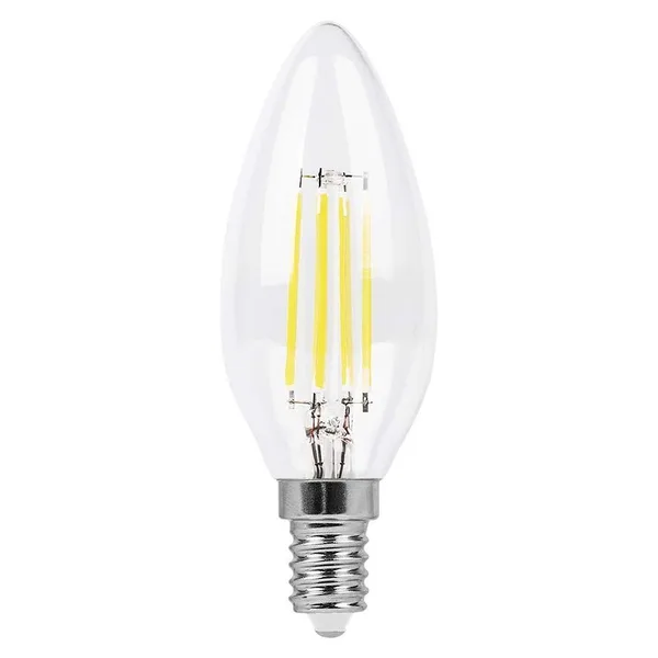 Лампа светодиодная диммируемая Feron LB-166 Свеча E14 7W 2700K — фото 2