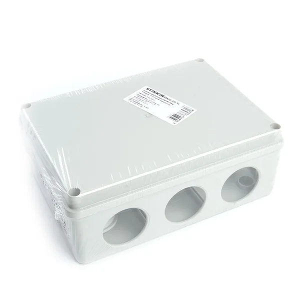 Коробка разветвительная STEKKER EBX20-310-55, 190*140*70мм, 10 вводов, IP55, светло-серая (GE41244) — фото 3