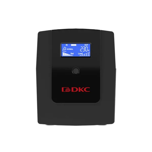 Линейно-интерактивный ИБП ДКС серии Info LCD, 1500 ВА/900 Вт, 1/1, 3xSchuko, USB + RJ45, LCD, 2x8Aч DKC — фото 3