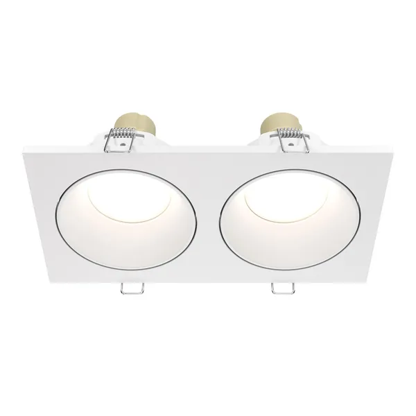 Встраиваемый светильник 2*GU10 50Вт Белый IP65 Downlight DL033-2-02W Technical Maytoni