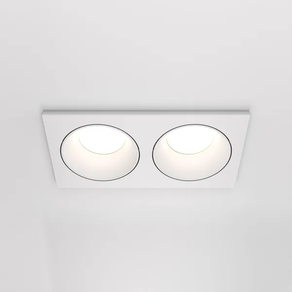 Встраиваемый светильник 2*GU10 50Вт Белый IP65 Downlight DL033-2-02W Technical Maytoni — фото 3