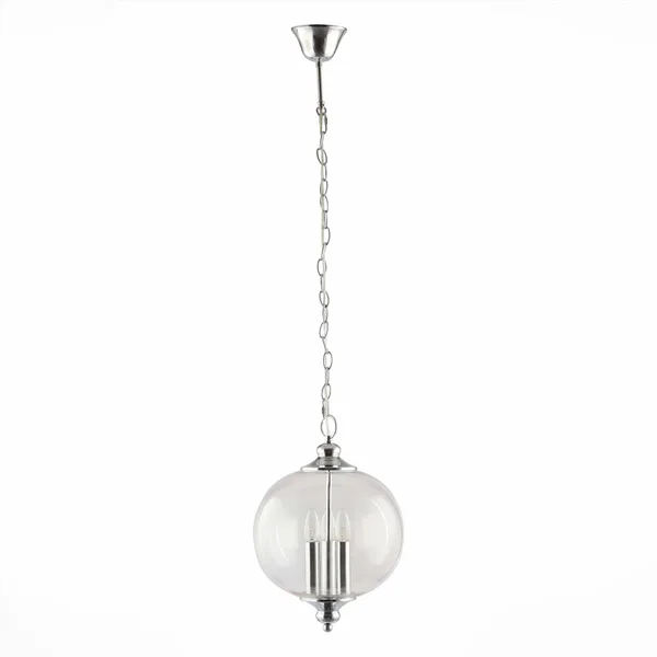 Светильник подвесной Хром/Прозрачный E14 3*60Вт SL362.103.03 ST LUCE