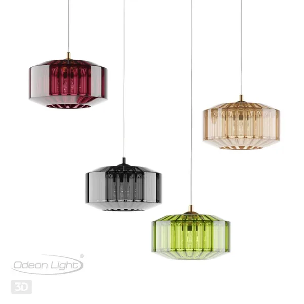 Подвес E27 60W BINGA янтарный/бронзовый ODEON LIGHT — фото 5