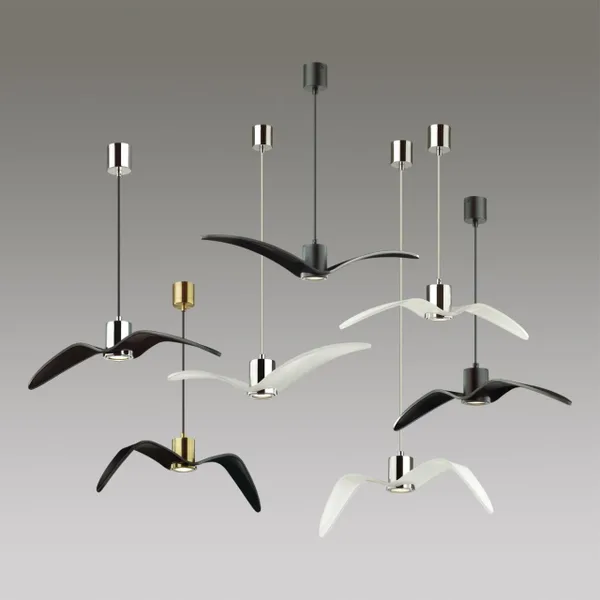 Подвес GU10 1*5W BIRDS чёрный/стекло C ODEON LIGHT — фото 4