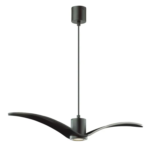 Подвес GU10 1*5W BIRDS чёрный/стекло C ODEON LIGHT