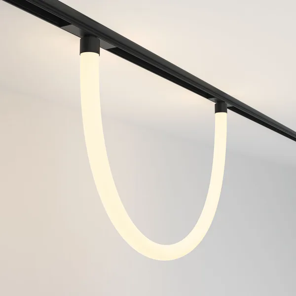 Трековый подвесной светильник LED 20Вт Черный IP20 Magnetic track system Exility TR101-2-20W3K-B Technical Maytoni — фото 2