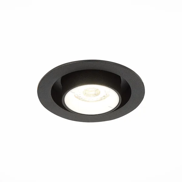 Светильник встраиваемый Черный LED 1*12Вт 4000К 900Lm Ra80 24° IP20 D90xH92 180-240В ST702.448.12 ST LUCE