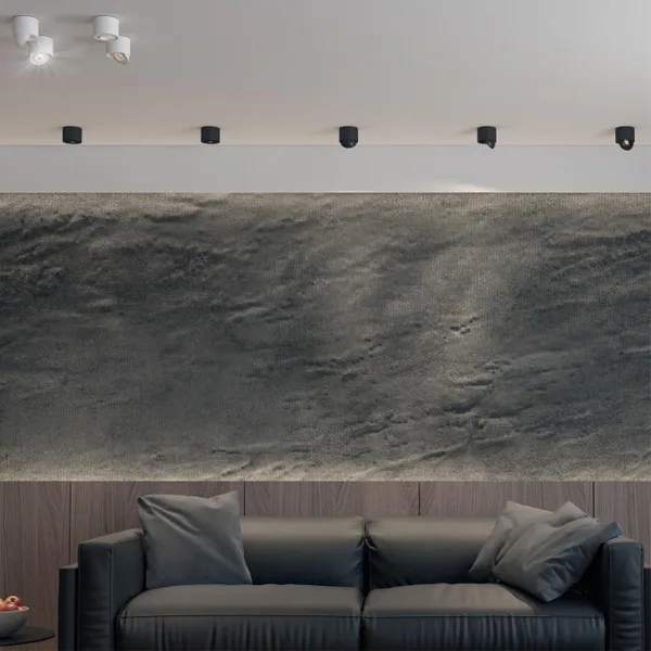 Св-к накл.св/д IP20 LED 18W 1600Лм 4000K 220V GESSO черный NOVOTECH — фото 2