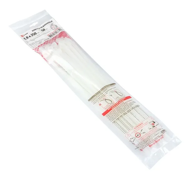 Хомут P6,6 стандартный (б), 4,8x250 (100шт) FlexLock PROxima EKF — фото 2