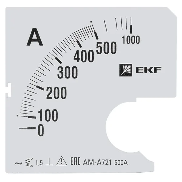 Шкала сменная для A721 500/5А-1,5 PROxima EKF