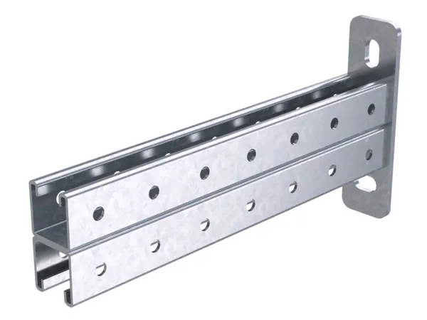 Консоль двойная, 41х41мм, L600мм, INOX 304 DKC