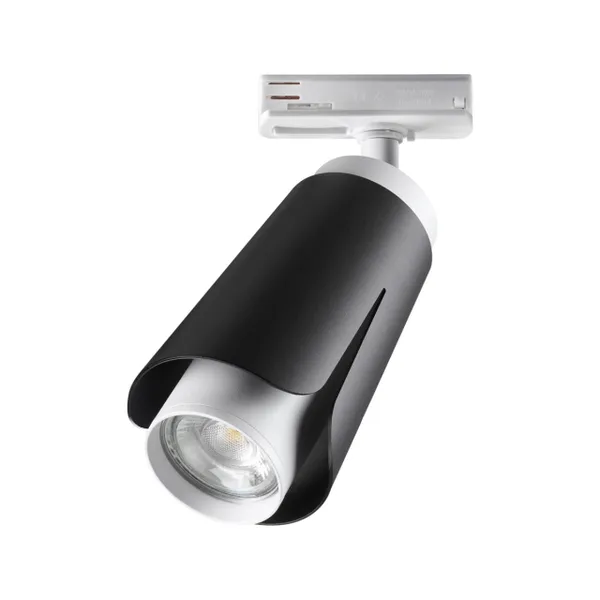 Св-к трековый однофазный IP20 GU10 9W 220V TULIP черный NOVOTECH — фото 6