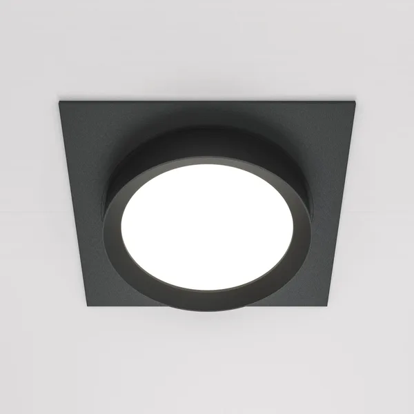 Встраиваемый светильник 1*GX53 15Вт Черный IP20 Downlight DL086-GX53-SQ-B Technical Maytoni — фото 3