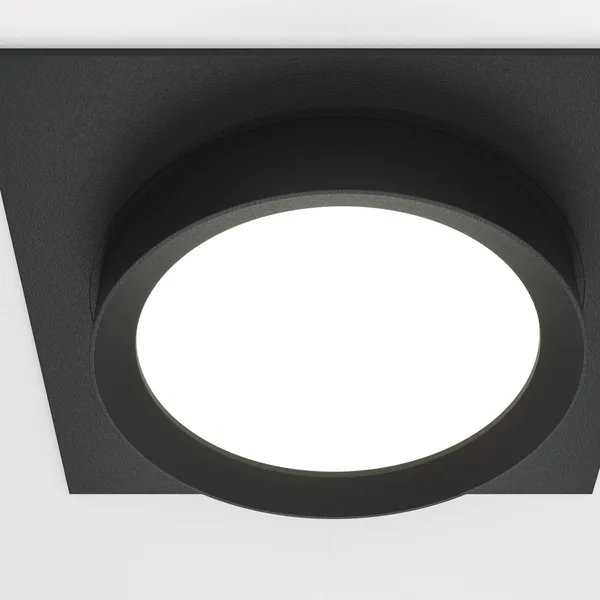 Встраиваемый светильник 1*GX53 15Вт Черный IP20 Downlight DL086-GX53-SQ-B Technical Maytoni — фото 2