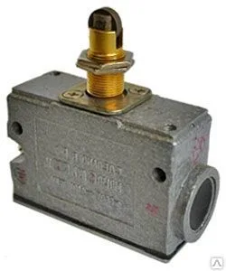 Микровыключатель МП 1313 У2 исп.01, IP54, толкатель с продольным расположением ролика, комбинированный, винт Электротехник