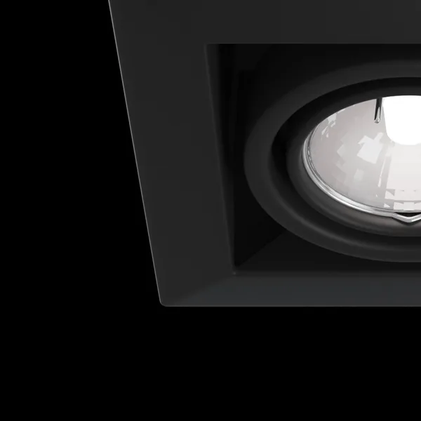 Встраиваемый светильник 1*GU10 50Вт Черный IP20 Metal Modern DL008-2-01-B Technical Maytoni — фото 7