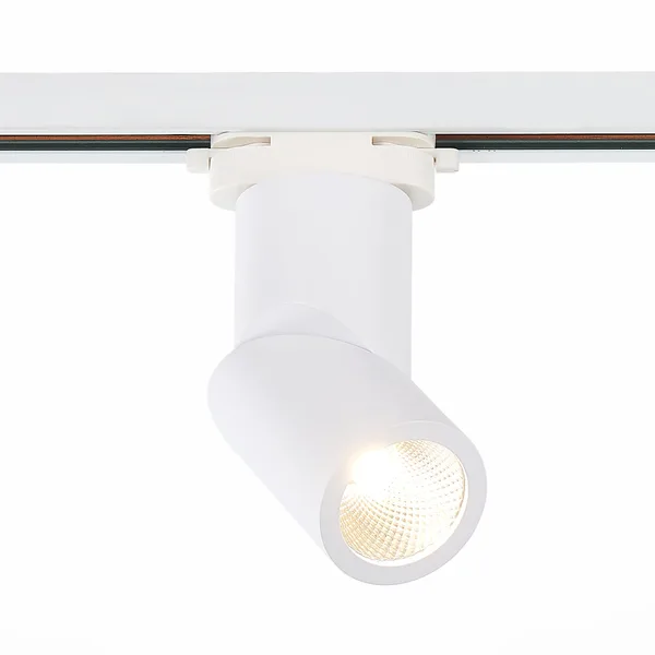 Светильник трековый Белый LED 1*10Вт 3000К 800Lm Ra>90 38° IP20 D60xH190 165-265В ST650.536.10 ST LUCE