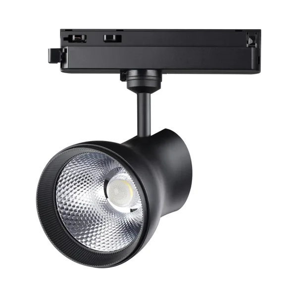 Св-к трековый однофазный IP20 LED 4000K 20W 220-240V PIRUM черный B NOVOTECH